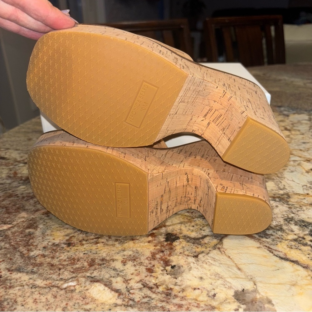 Veronica Beard Paulita Platform Sandals NIB - Picture 8 of 13